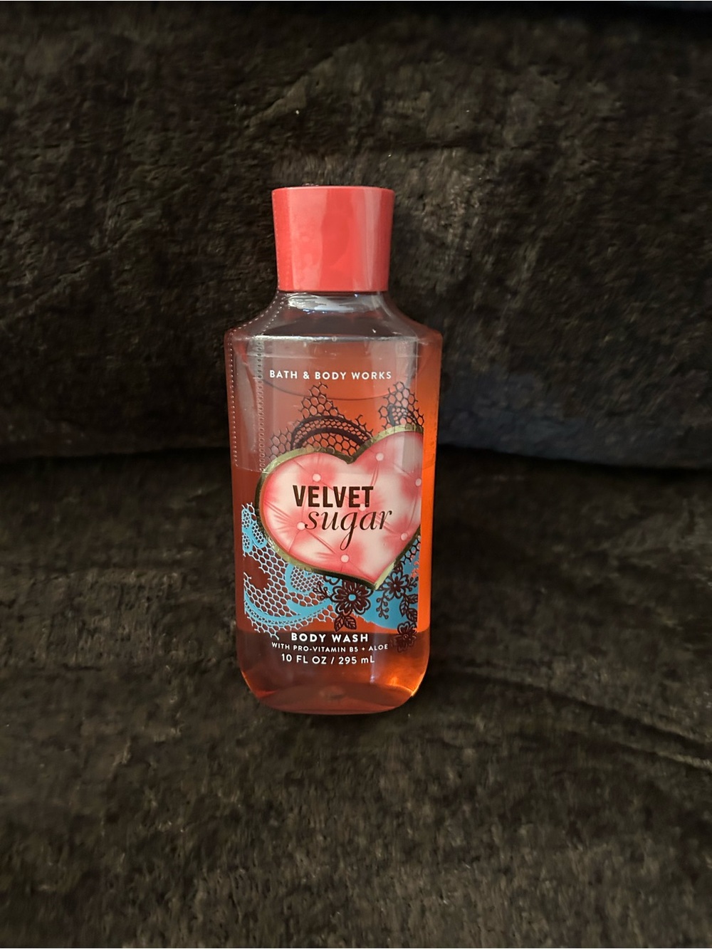 Bath & Body Works Velvet Sugar Body Wash - Pink & Blue Accents